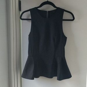 TopShop Black Peplum